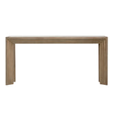 Marva Light Warm Wash Finish Console Table